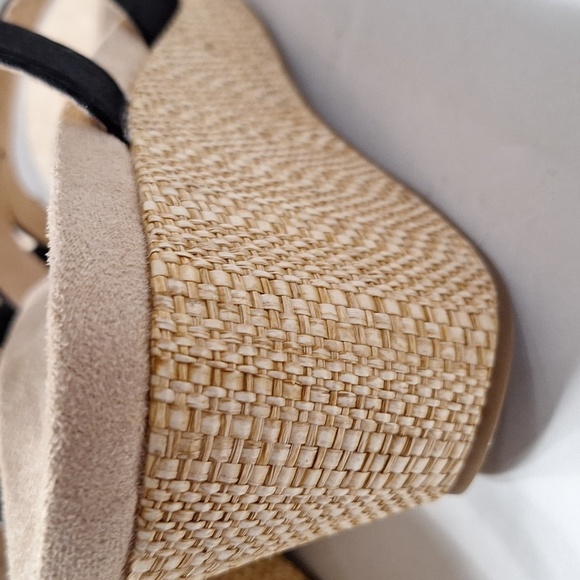 Life Stride (NEW)  Danita Soft System Black Platform Wedge Comfort Sandal Sz.9.5 - Picture 8 of 11